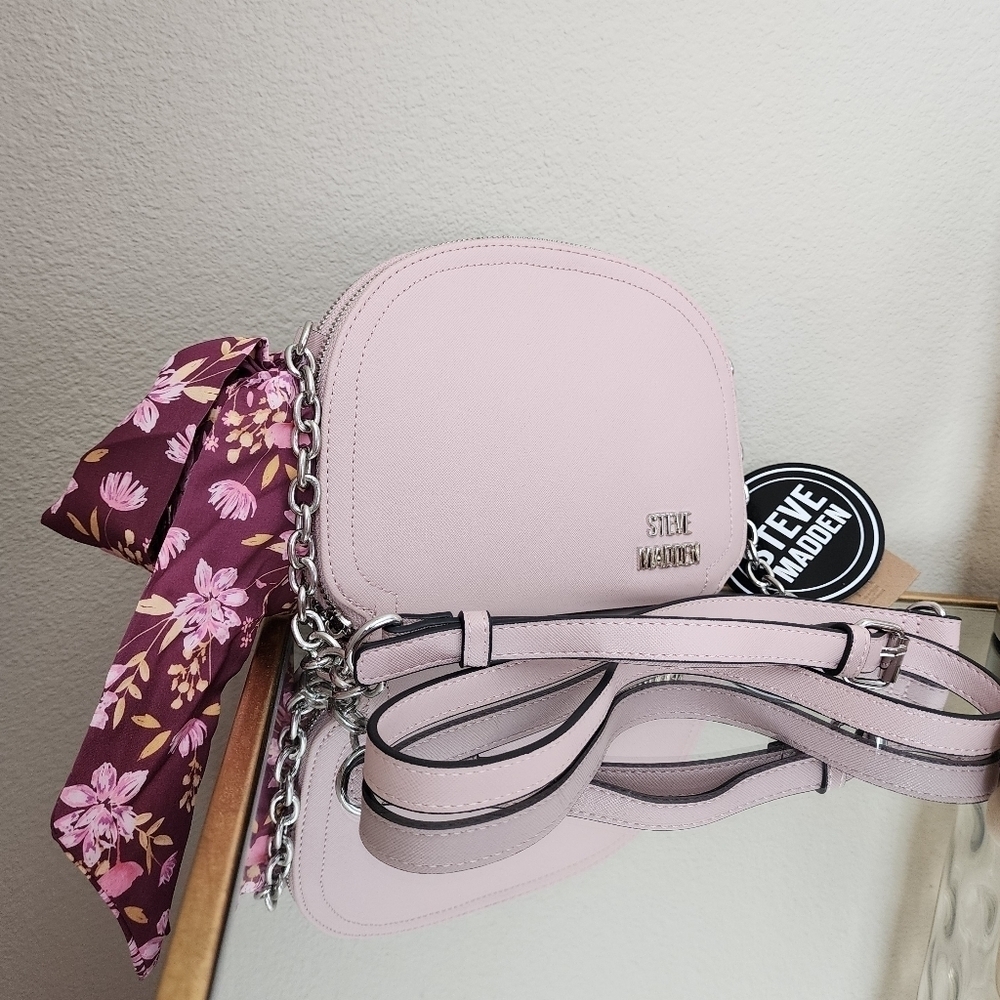 Steve Madden Dusty Pink Bmiriam cross body purse NWT - Picture 2 of 5